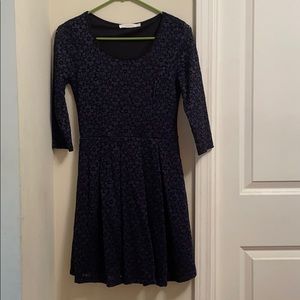 Laced Blue Dress